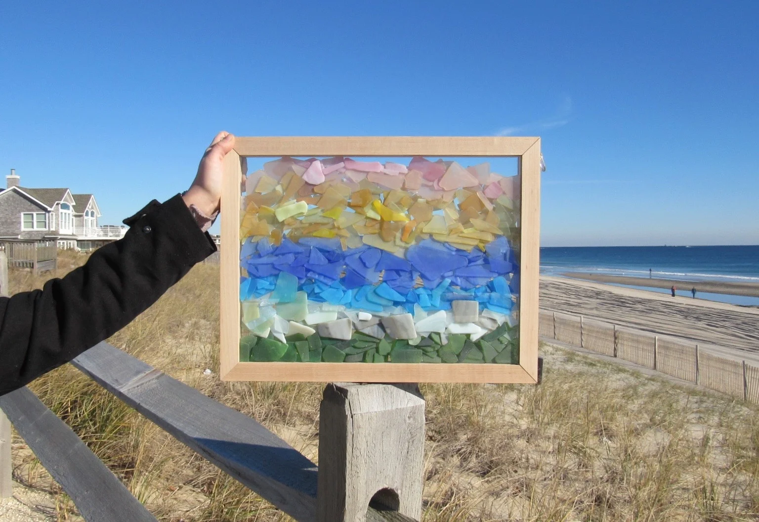 Sea Glass Inspired Seascapes- Earth Sea Sky — SwellColors Glass Studio